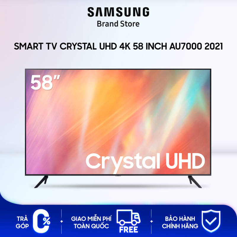 Bảng giá Smart TV Samsung UHD 4K 58 inch AU7000 2021
