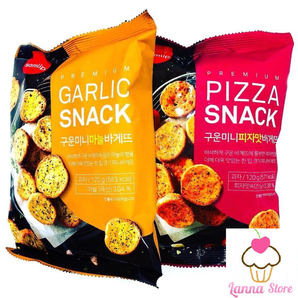[HCM][Siêu Ngon] Snack bánh mì SAMLIP gói 120gram - Hàn Quốc ????