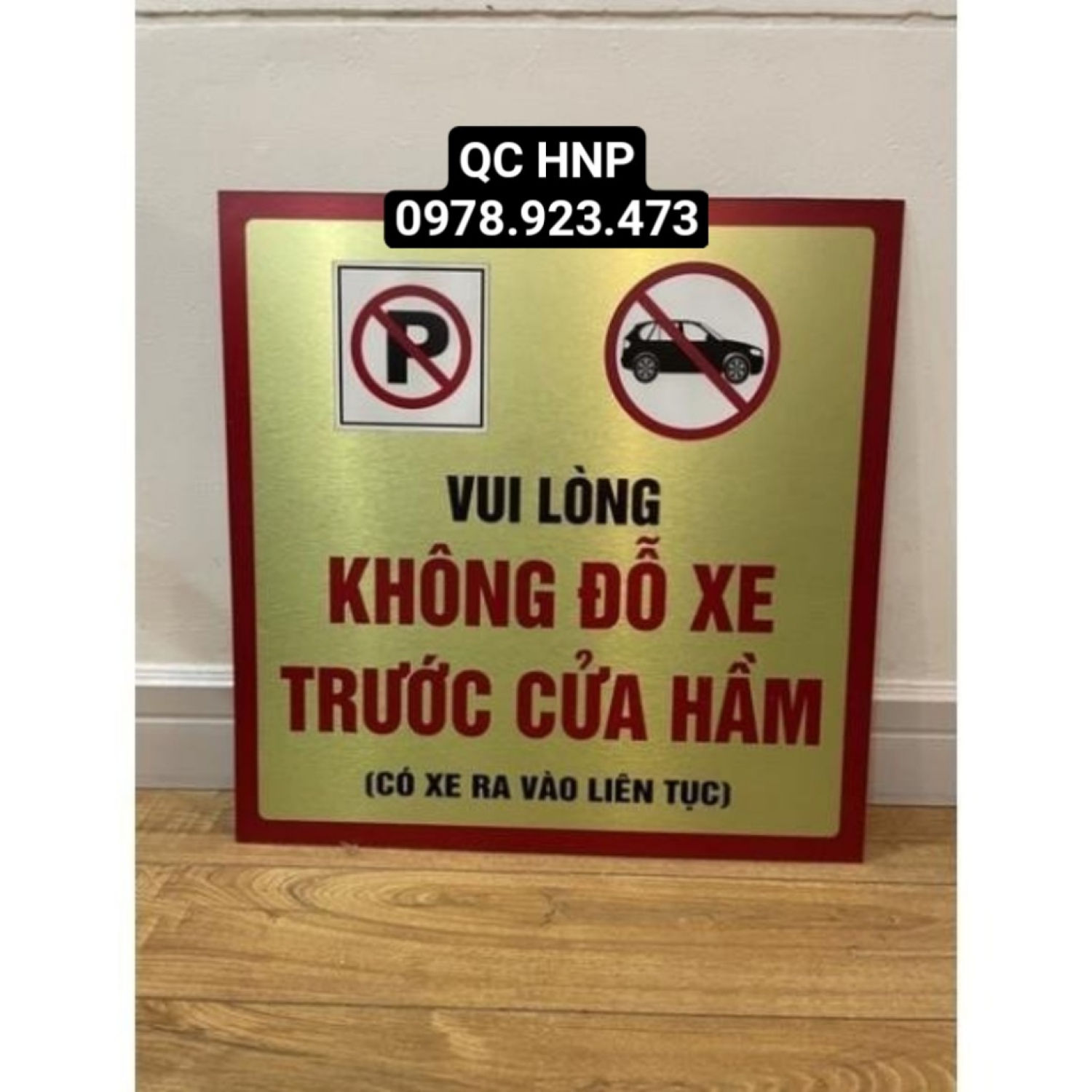Biển Báo Cấm Đỗ Xe –  Biển Báo Cấm Mica
