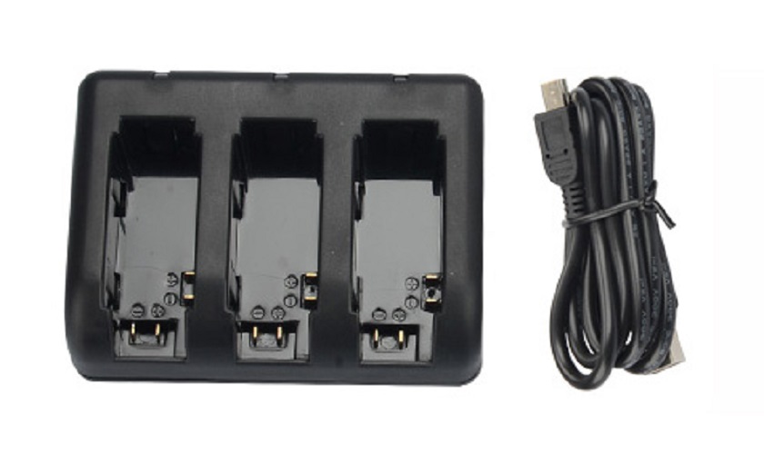 Combo sạc 3 + 2 pin Kingma cho GoPro Hero 3