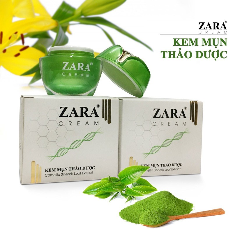 KEM dưỡng trắng MỤN ZARA 12Gram