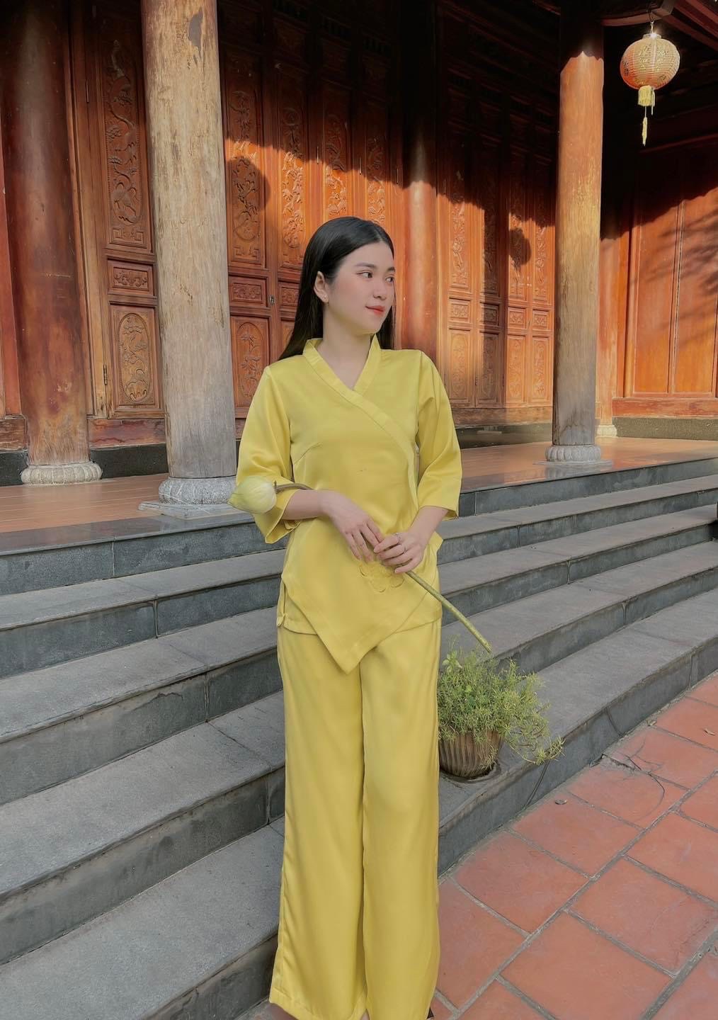 ĐỒ LAM ĐI LỄ CHÙA_ LỤA NHẬT TÔ CHÂU