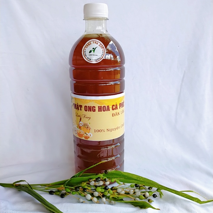 1 lít mật ong hoa cà phê Daklak(bao hàng)