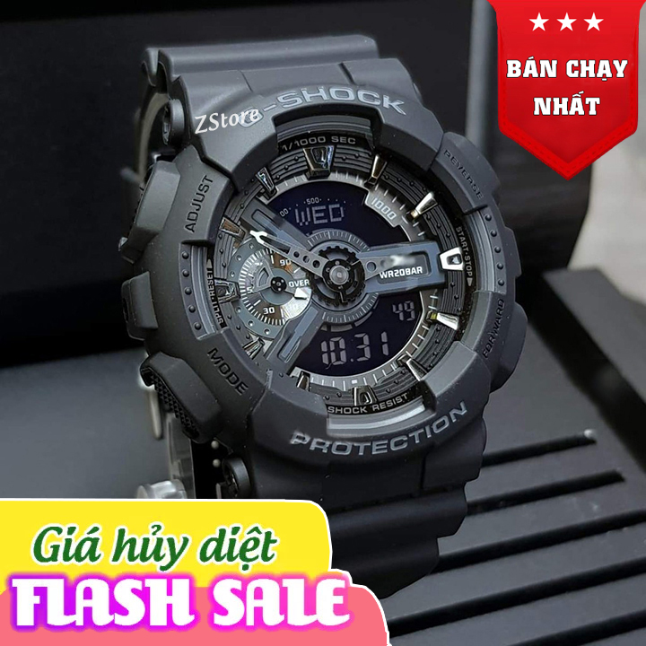 Đồng hồ thể thao GA110 chống nước đa năng, cá tính, trẻ trung, đồng hồ đeo tay thể thao bảo hành 12 tháng [Tặng thêm pin]