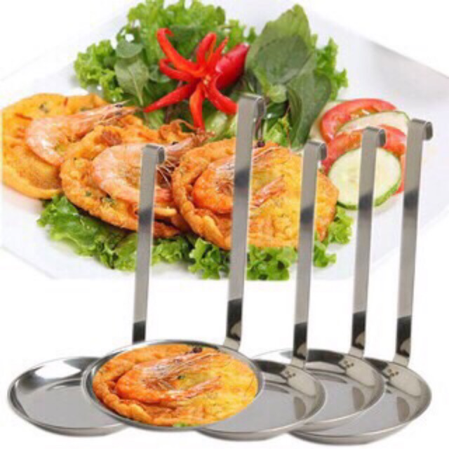 Bộ 5 khuôn làm bánh tôm inox 10cm