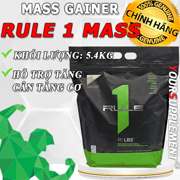Sữa Tăng Cân Rule 1 LBS - 5,4kg TẶNG BÌNH LẮC