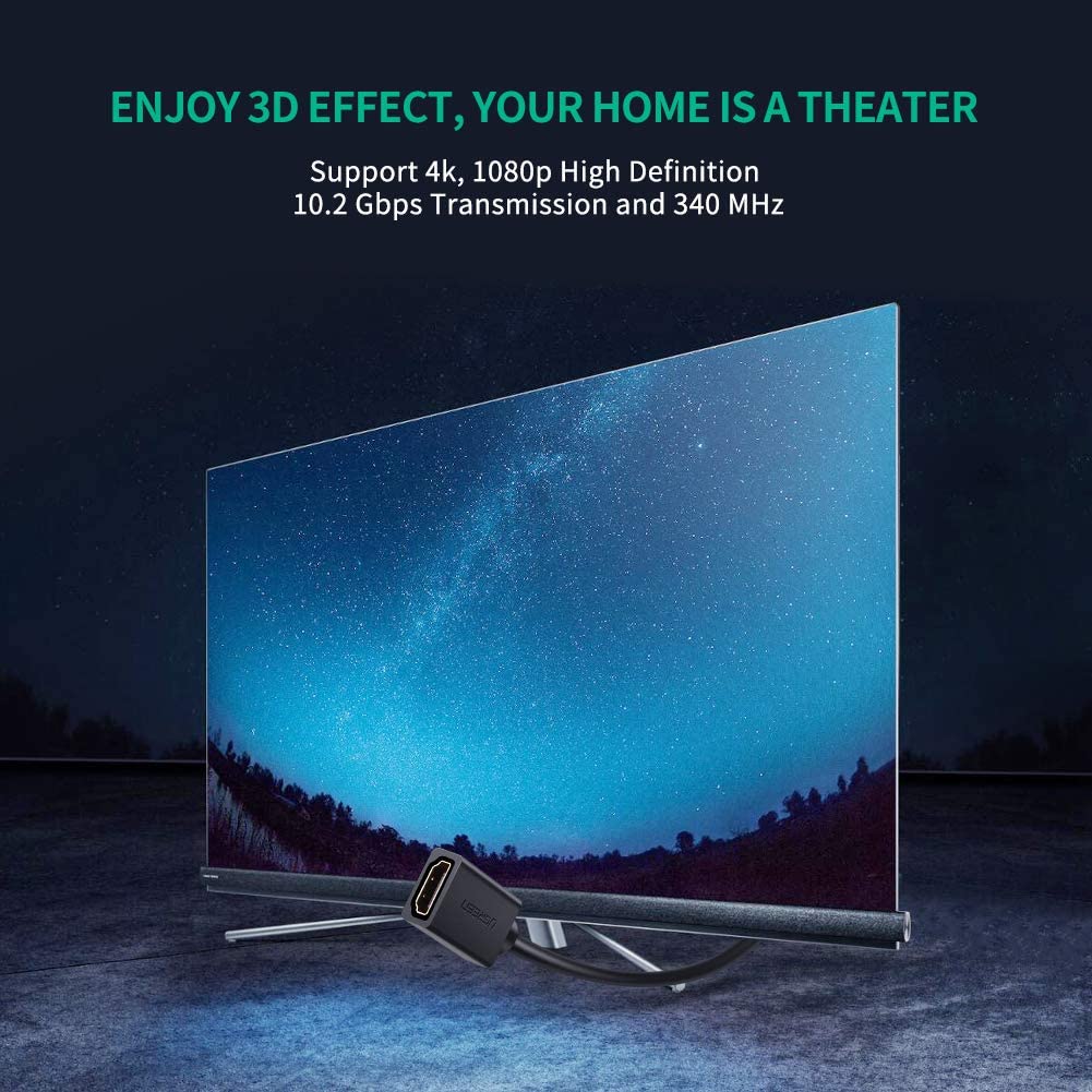 Cáp nối dài HDMI tròn 1M chính hãng Ugreen 10141