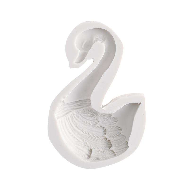 2019 Năm Ngày Valentine Flamingo Bộ Tạo Khuôn Hình Fondant Bánh Trang Trí Chim Liền Cánh Bộ Tạo Khuôn Hình Silicone Little Swan Bộ Tạo Khuôn Hình