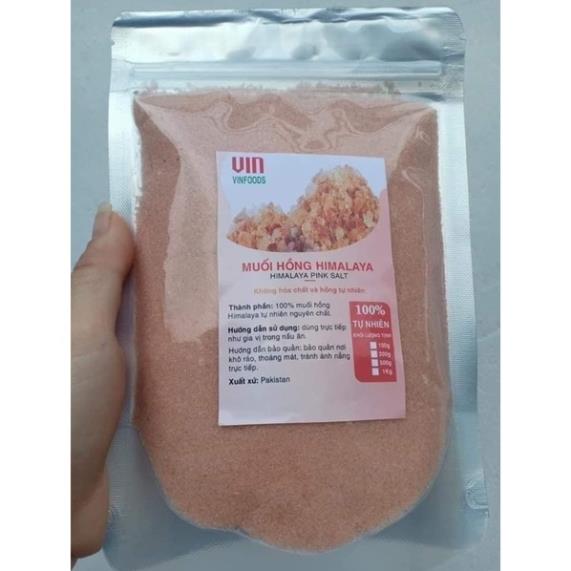 Muối hồng Himalaya dạng mịn 500g
