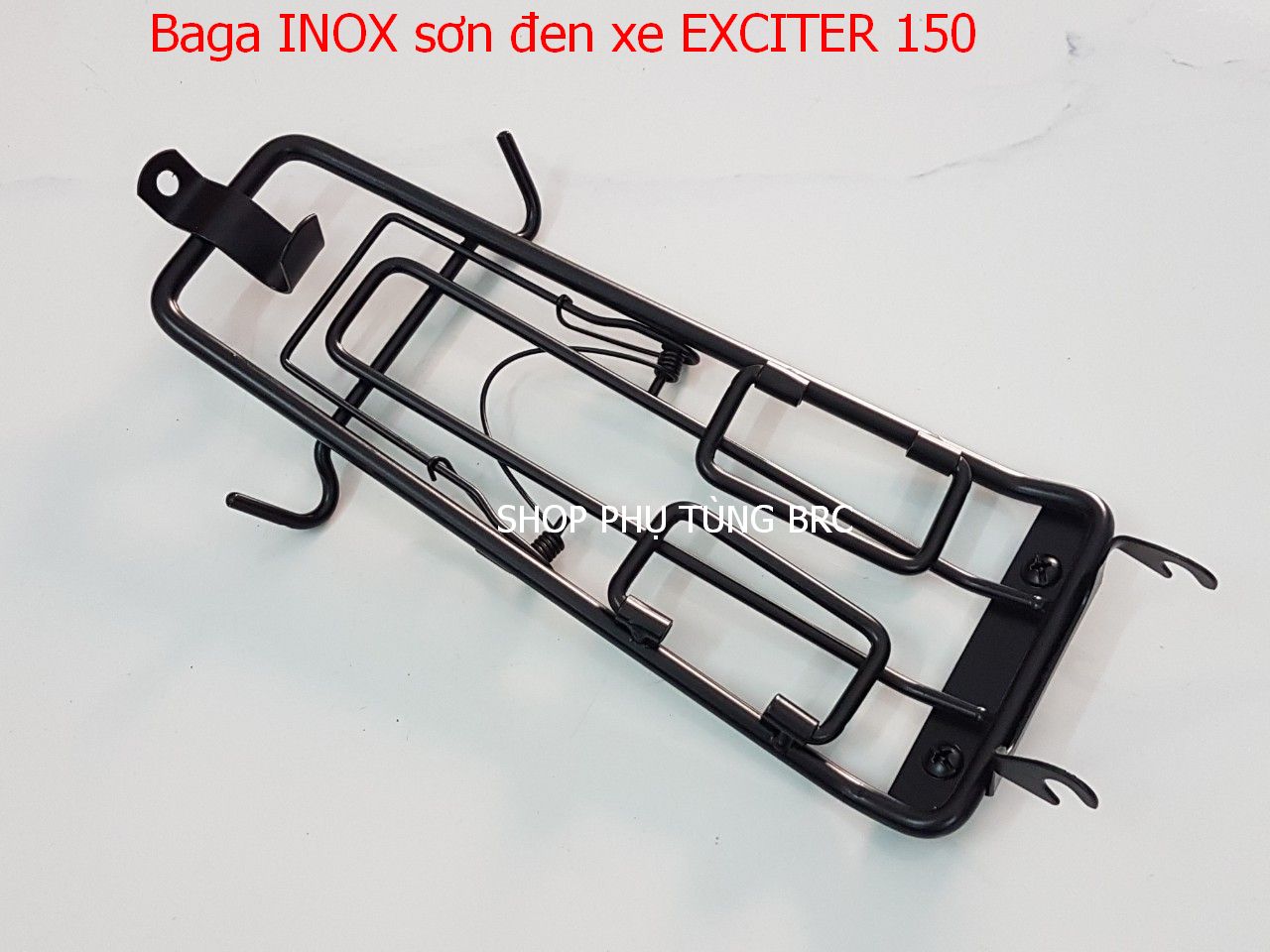 Baga INOX 10 li sơn đen xe  EXCITER 150