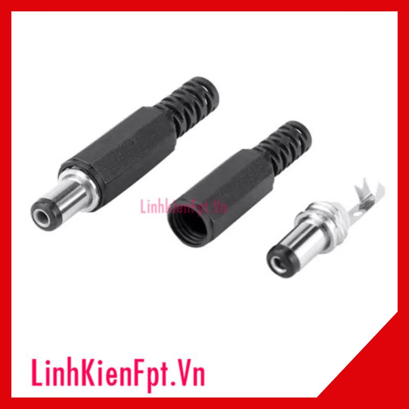 Combo 10 Đầu jack dc5.5x2.1mm đực
