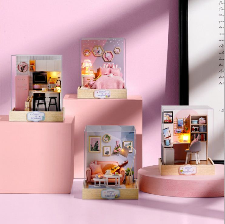 Mô hình nhà gỗ DIY – Corner of Happiness