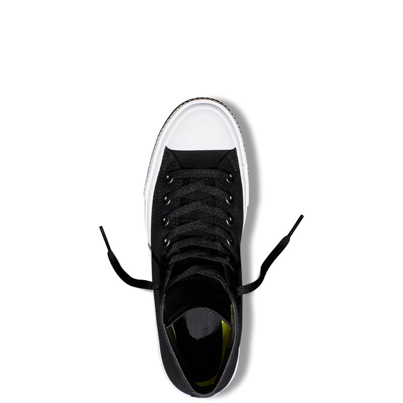Giày Sneaker Nam Thời Trang CK2 Cổ Cao Màu Đen