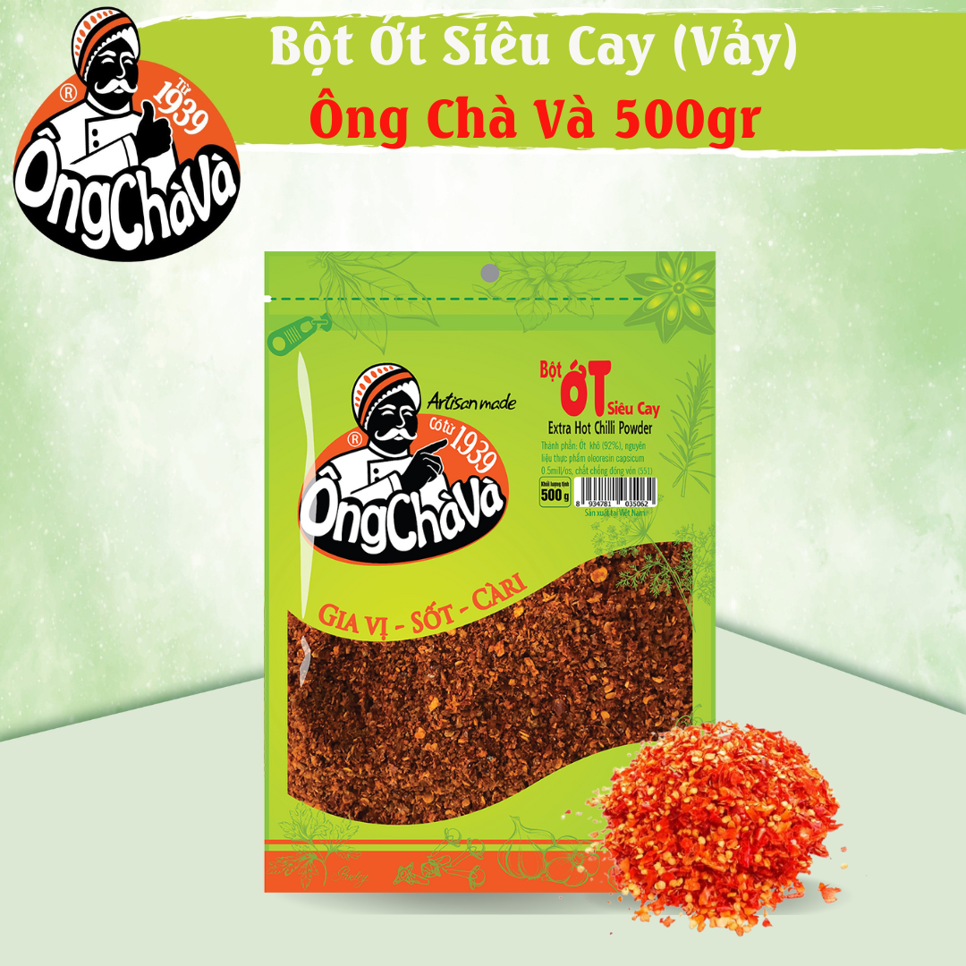 Ong Cha Va Extra Hot Chili Powder 500g