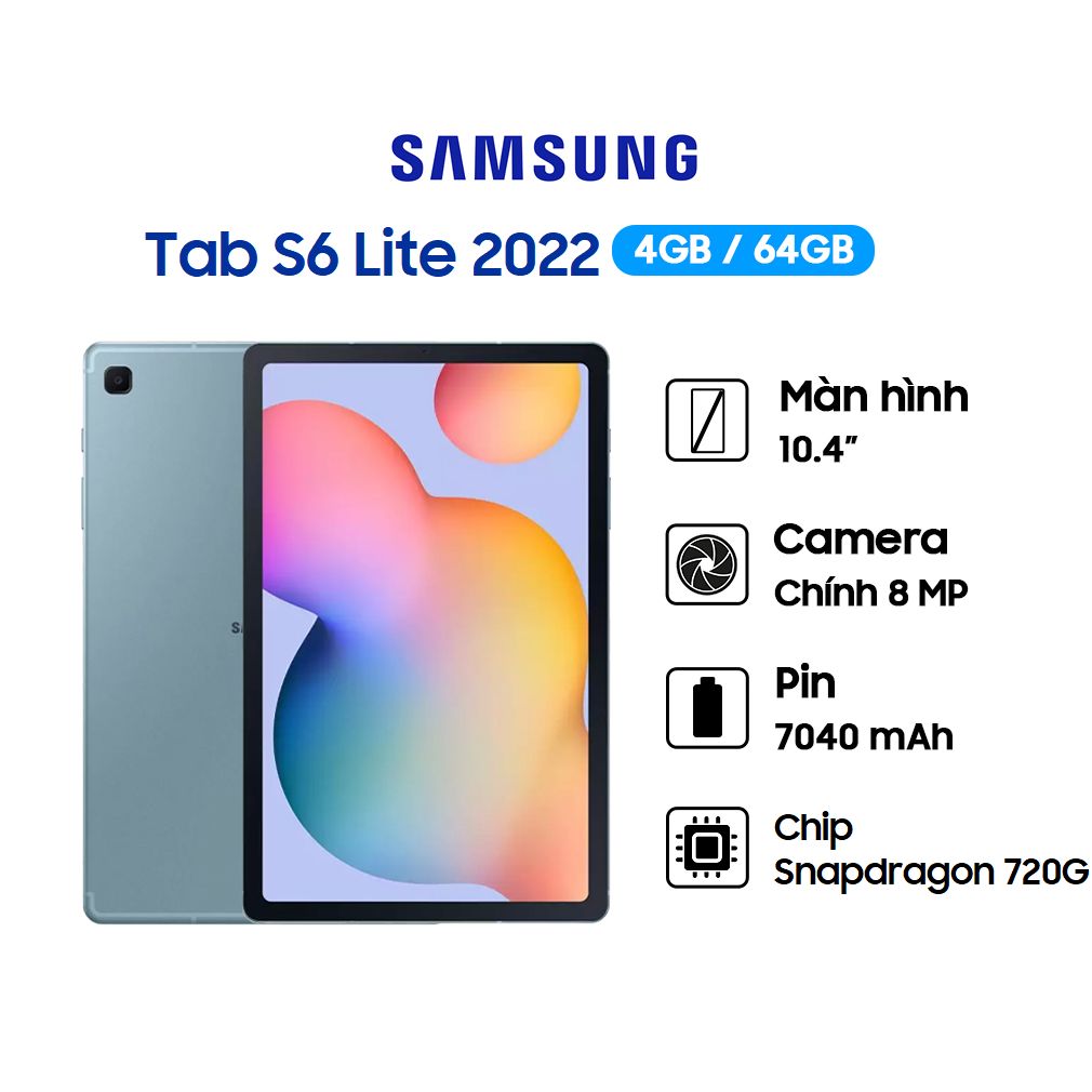 Máy tính bảng Samsung Galaxy Tab S6 Lite 2022 (4GB/64GB) Hàng