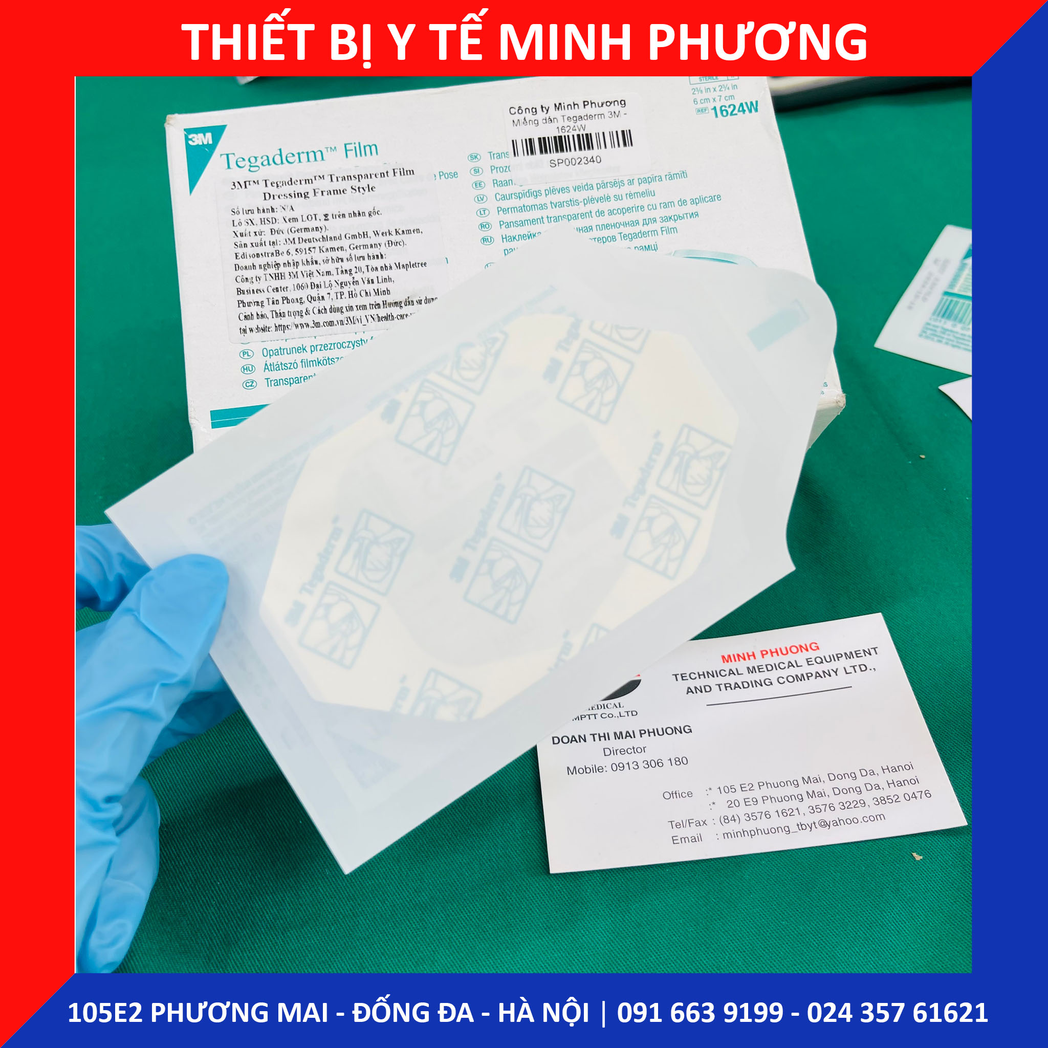 Miếng dán trong suốt Tegaderm 3M