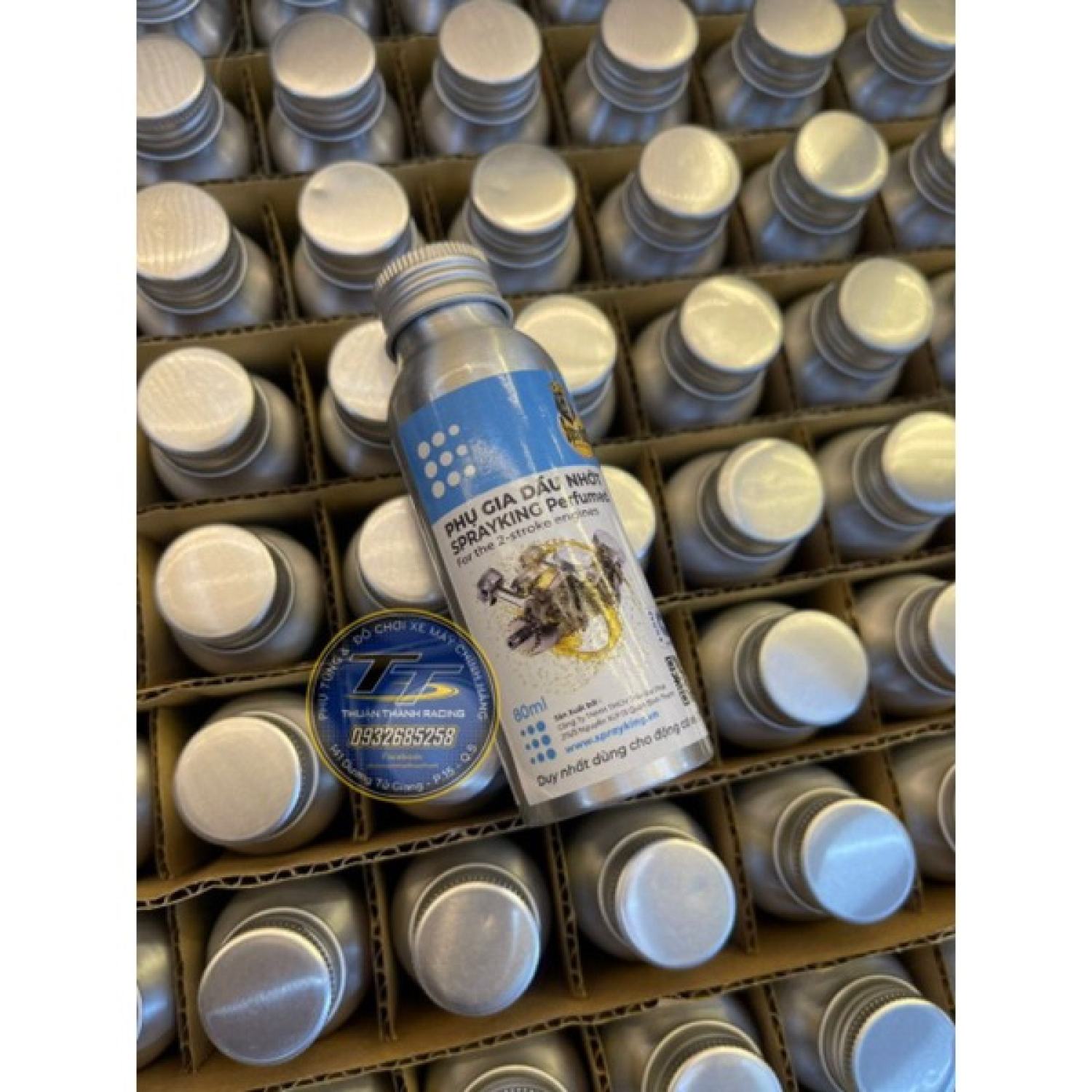 Phụ da tinh mùi thơm pha nhớt 2 thì - Sprayking - Mùi Singum 80ml