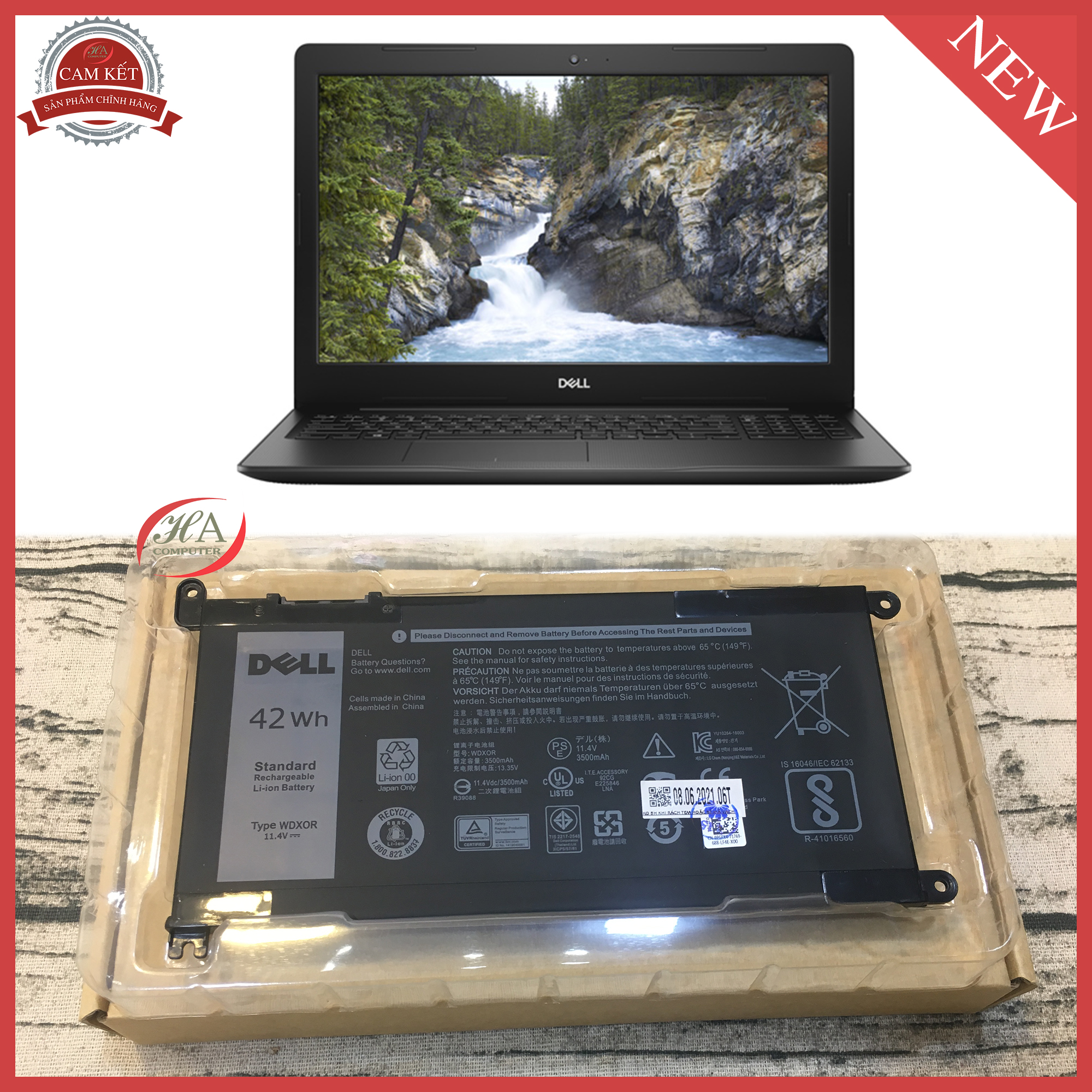 Pin dell inspiron 3581