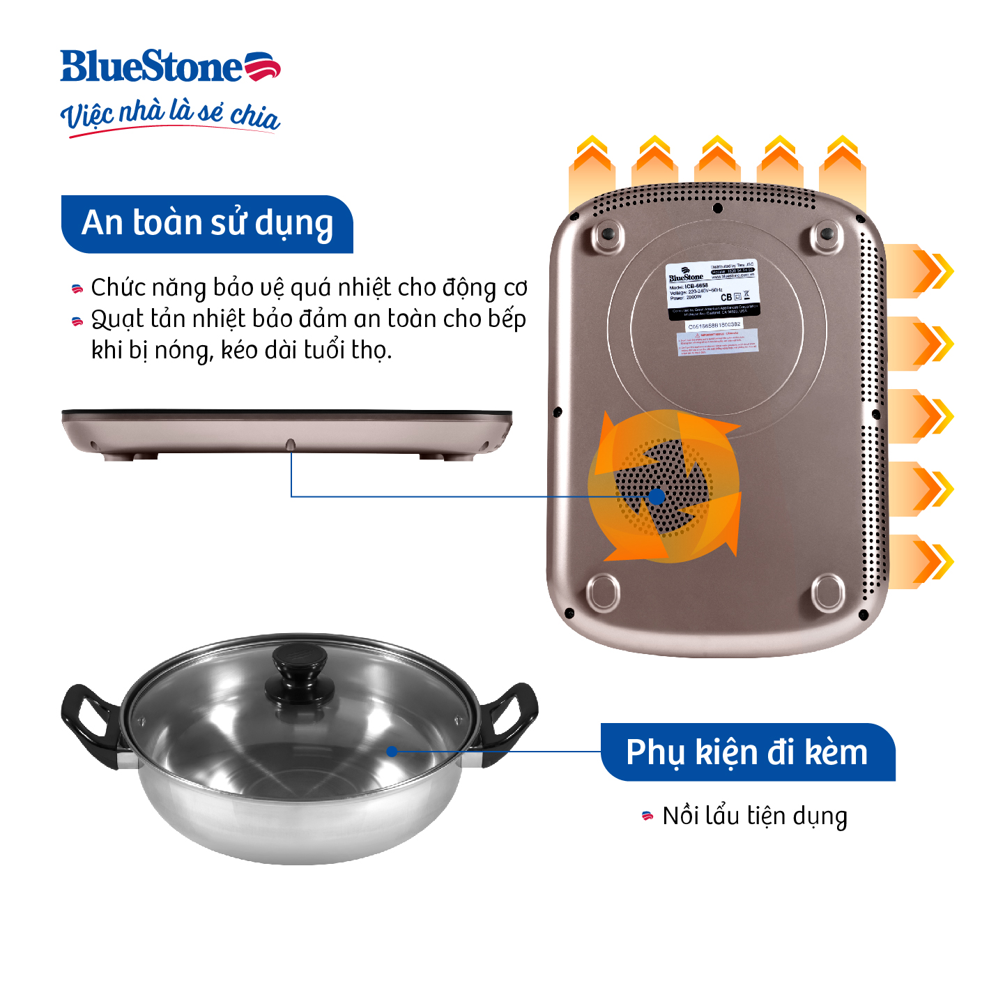 Bếp từ BlueStone ICB6658 (ICB-6658)