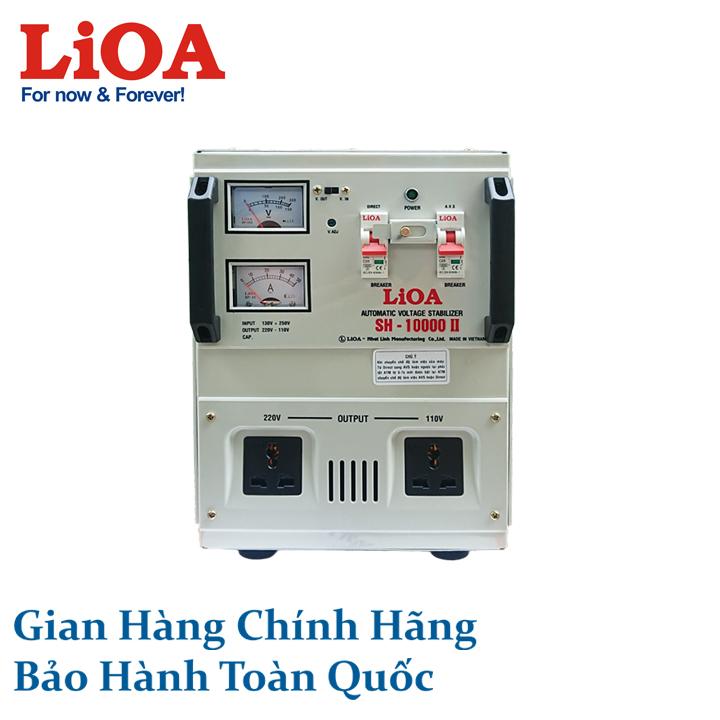[Trả góp 0%] Ổn áp 1 pha LiOA SH-10000II