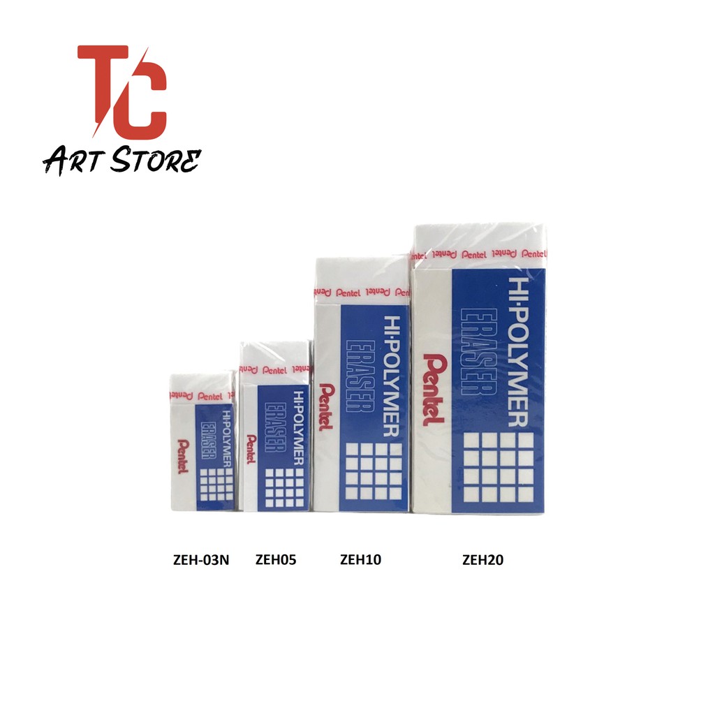 Gôm Tẩy Pentel  Hi Polymer Eraser Zeh10