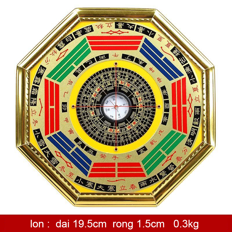 Gương Bát Quái Bằng Gỗ Ép Phong Thuỷ ( Vật Phẩm Phong Thuỷ )