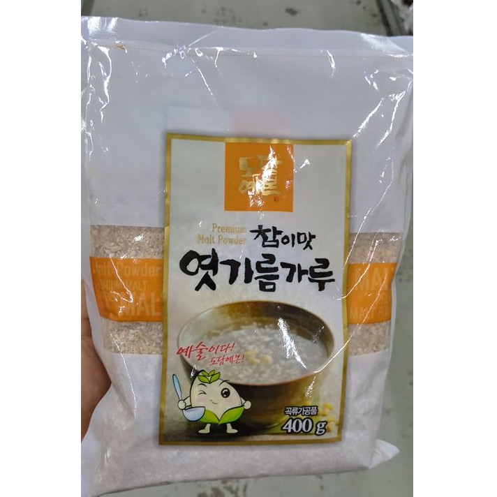 Bột Mạch Nha, Bột Làm Nước Gạo Hàn Quốc Túi 400G - 엿기름 가루
