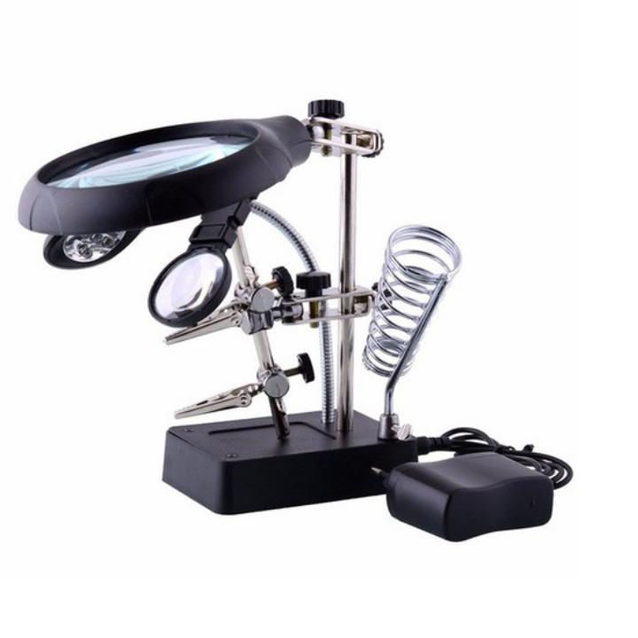 Kính Lúp Đôi Để Bàn Có Đèn Led Chiếu Sáng 206761