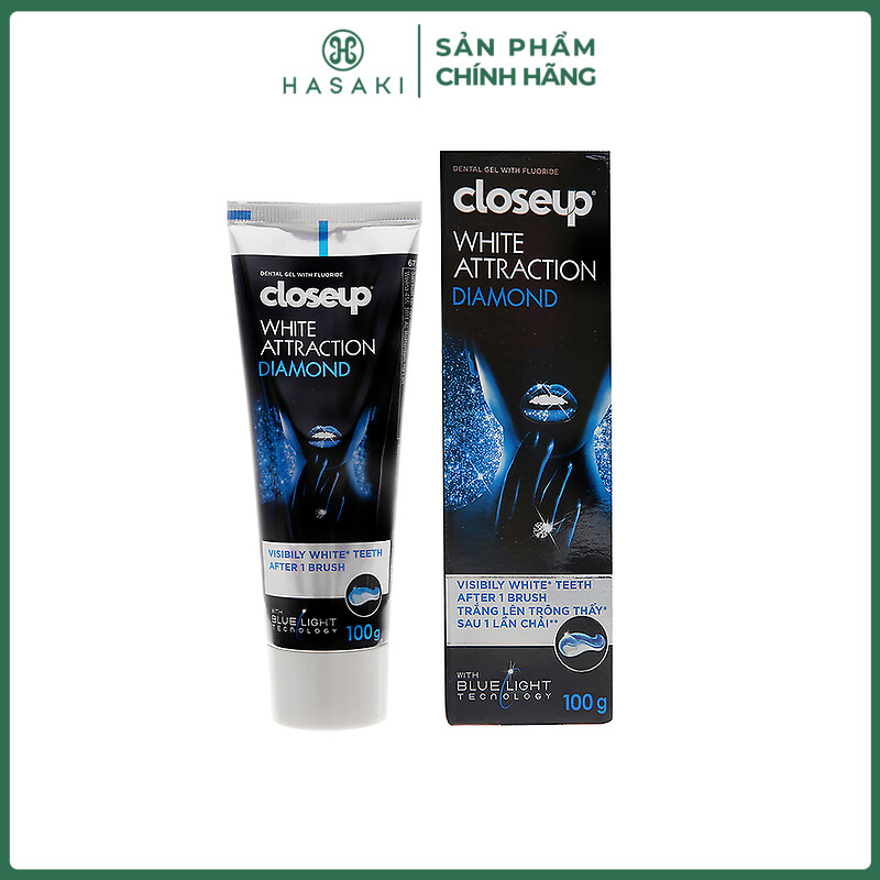 Kem Đánh Răng Closeup Làm Sáng Răng Kim Cương Toothpaste 100g