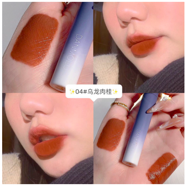 Sét 5 Cây Son Kem Lì DANMOLU Nội Địa Trung | Set 5 cây Son Danmolu nội địa trung - Set 5 cây Son màu đỏ - Hot trend 2021