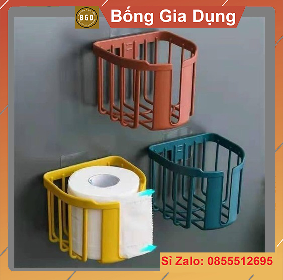 Giỏ Đựng Giấy Vệ Sinh Dán Tường Tiện Dụng