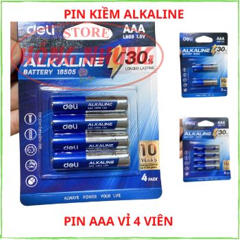 [Bán Chạy] Pin ALKALINE AA (2A), AAA (3A) ( 18501/18500/18504) Vỉ 2 Viên/ 4 Viên.