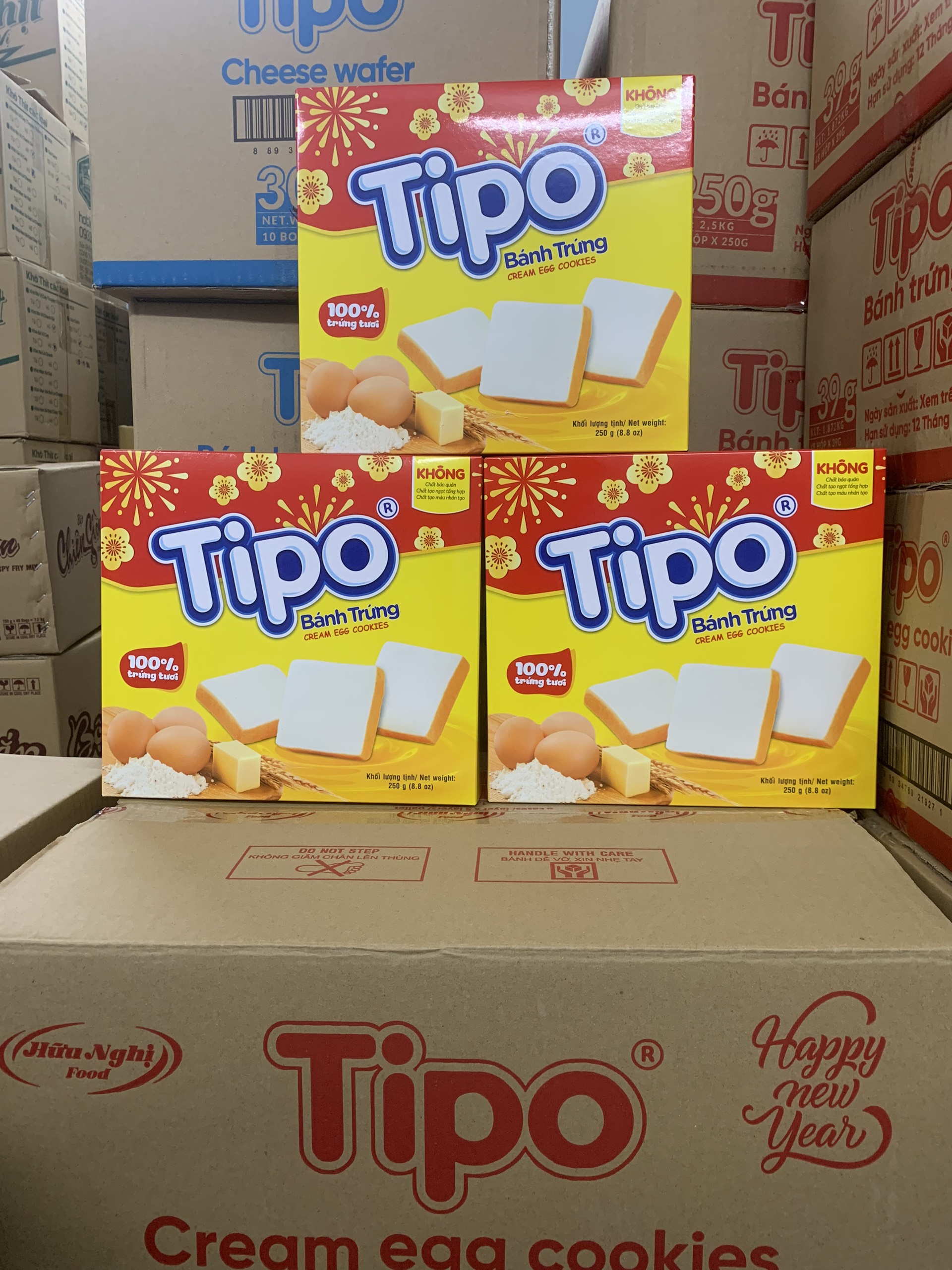 Bánh Tipo Trứng hộp 250g