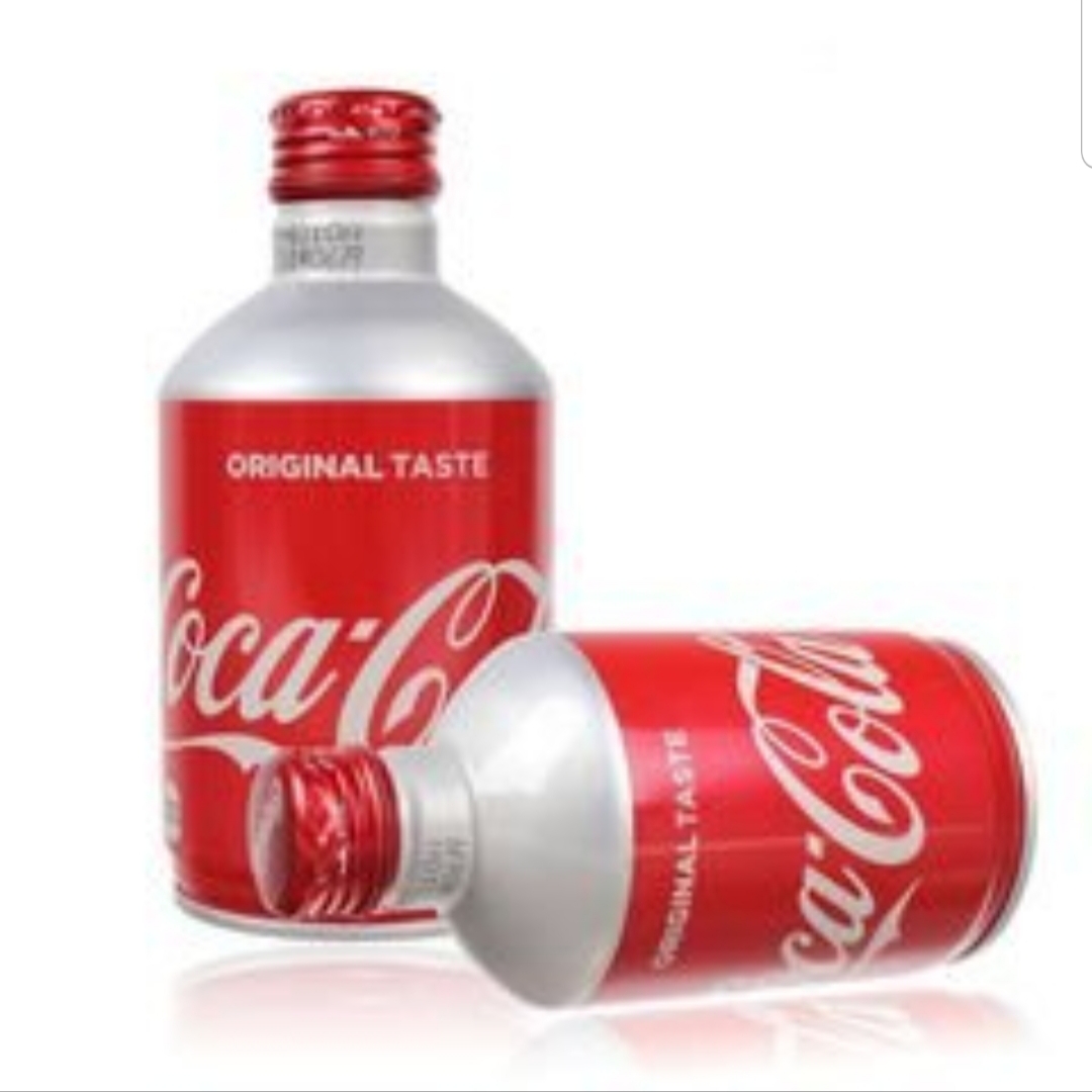 Nước Coca Nhật Chai nhôm nắp vặn 300ml