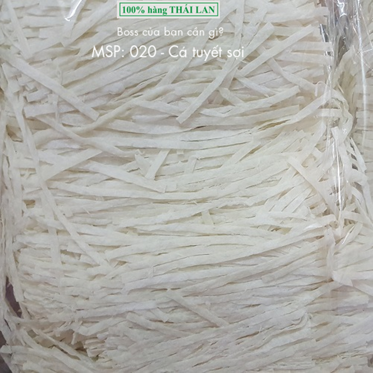 Cá Tuyết ( sợi ) cho hamster