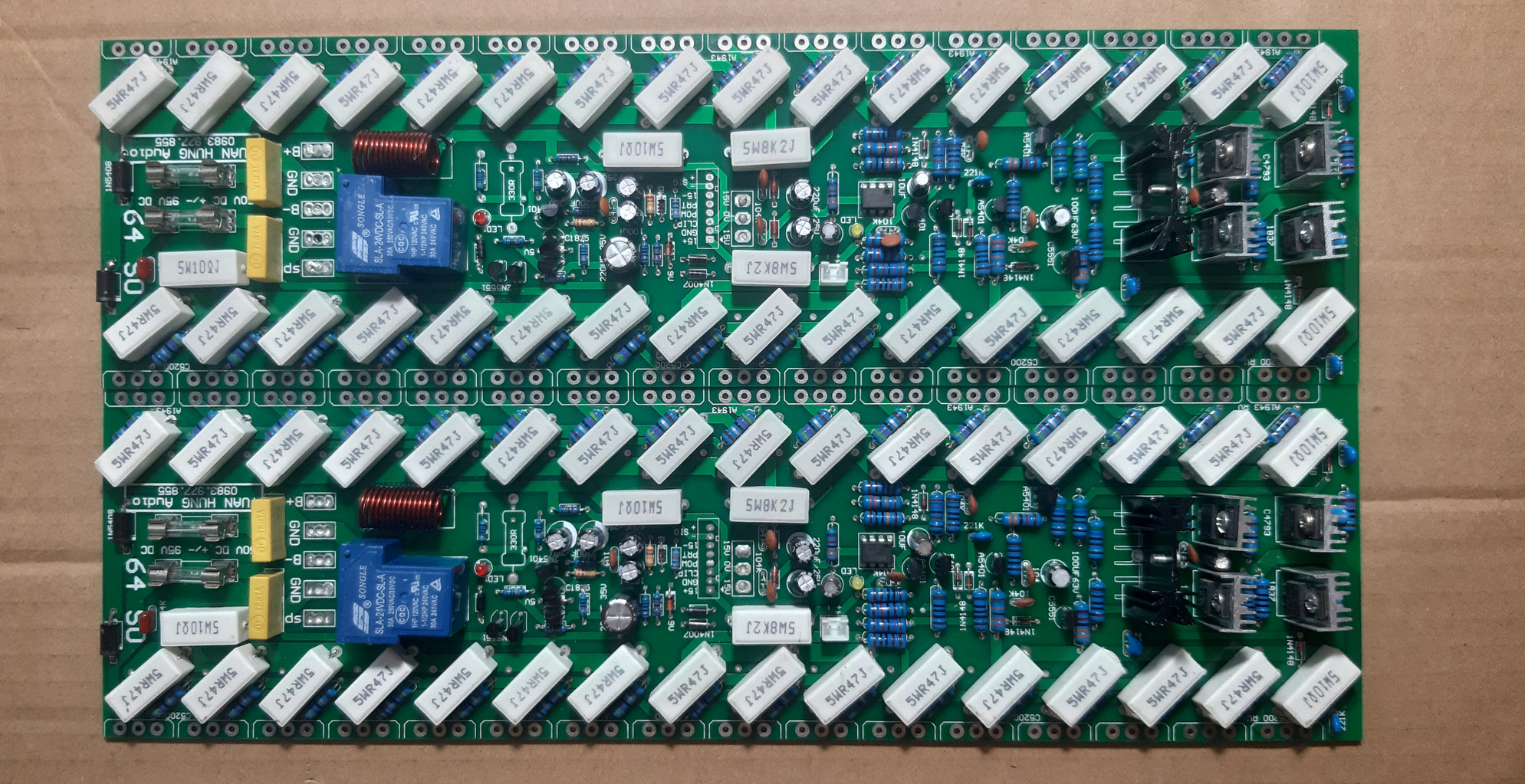 Mạch công suất 64 sò 3U