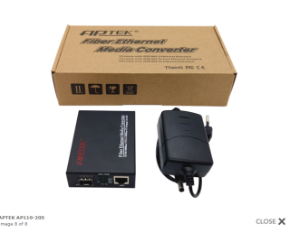 Chuyển đổi quang điện Media Converter APTEK AP110-20S-PoE thumbnail