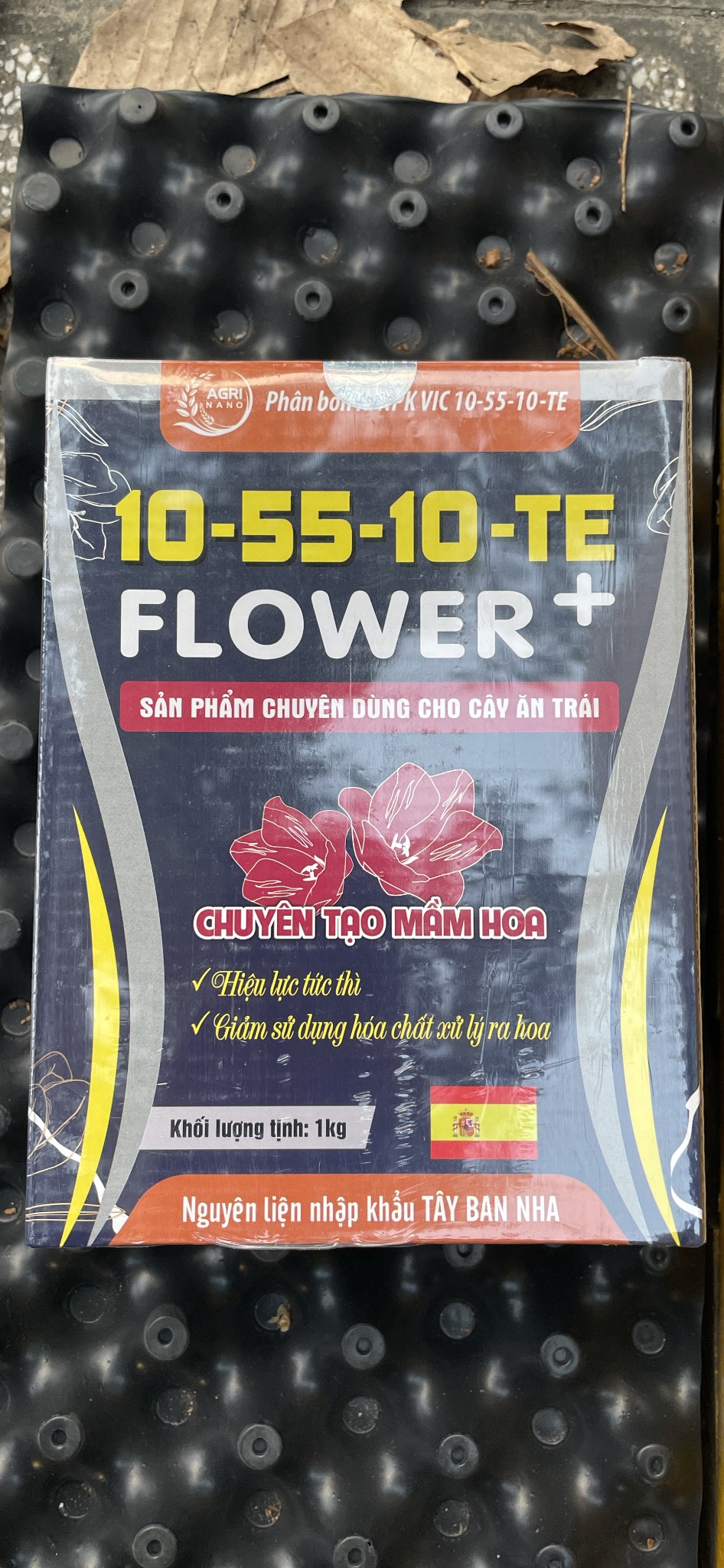 Tạo mầm hoa 10-55-10 te chuyên cây ăn trái gói 1kg hàng châu âu