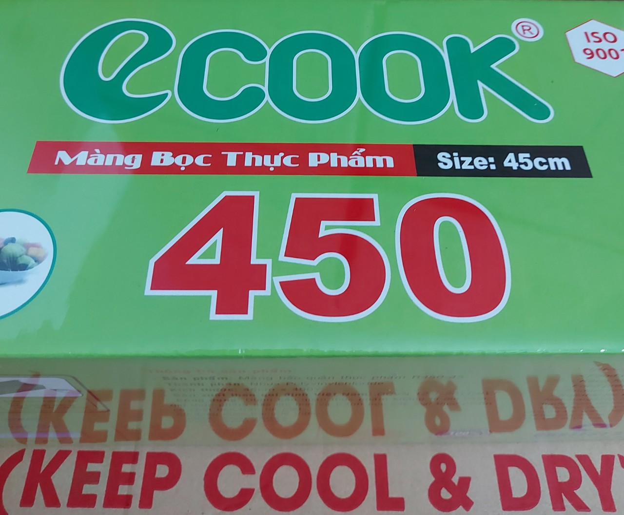 Màng Bọc Thực Phẩm Cao Cấp Ecook K450/45 ( ngang 45cm)