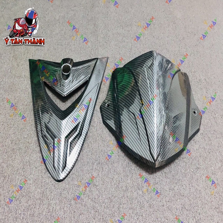 Ốp Đầu Ốp Nạ Exciter 155 Cacbon