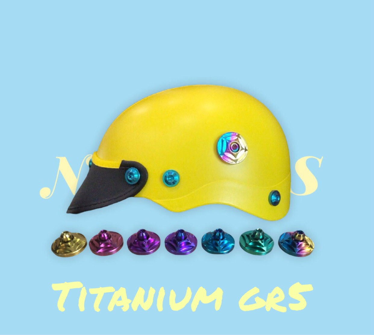 Gù Dày Titan Gr5 - Gắn Nón Bảo Hiểm Sơn