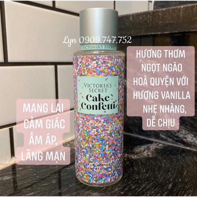 Xịt thơm toàn thân Victoria's Secret - Cake Confetti, 250ml