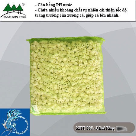 Sứ Lọc Mini Ring Mountain Tree- Cân bằng pH nước ( Túi 1 Lít)