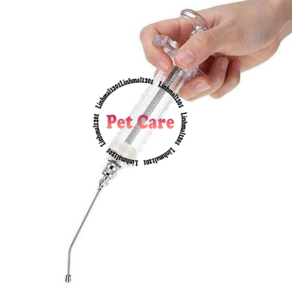 Xi lanh bơm thức ăn bột định lượng cho chim vẹt
