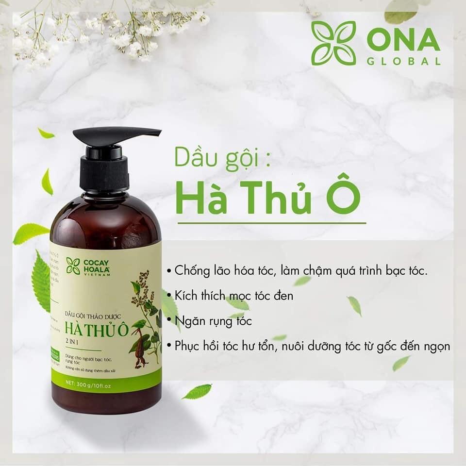 [HCM]Dầu Gội Thảo Dược Hà Thủ Ô Cocayhoala 2in1
