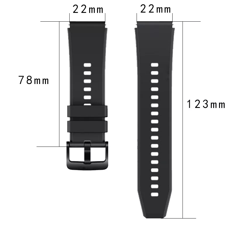 [HCM]Dây Đeo Silicon 22mm dành Cho Huawei GT2 PRO