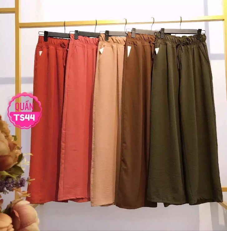 [50-60KG] QUẦN ĐŨI DÀI ỐNG RỘNG NỮ THỜI TRANG