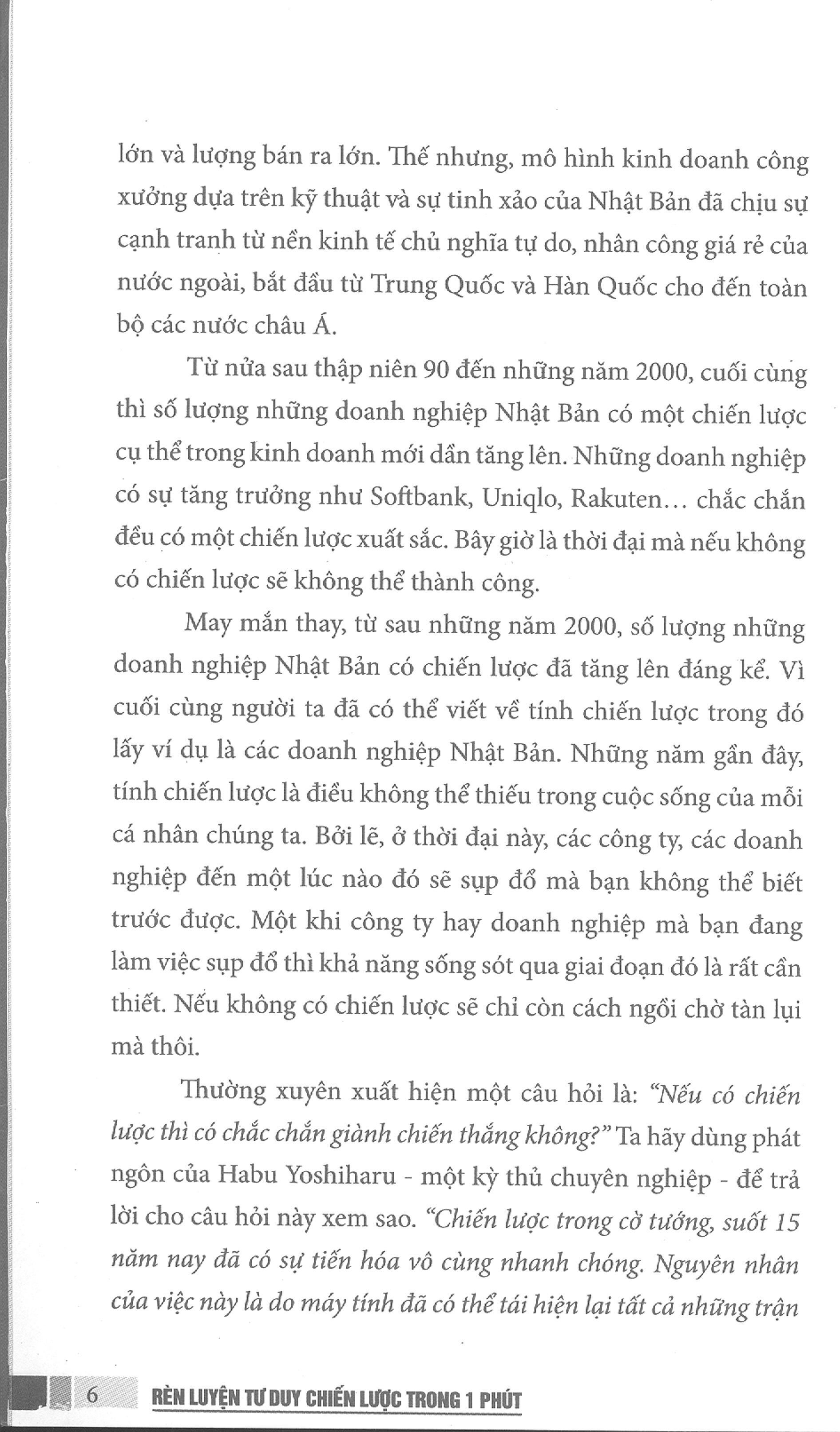 Rèn Luyện Tư Duy Chiến Lược Trong 1 Phút