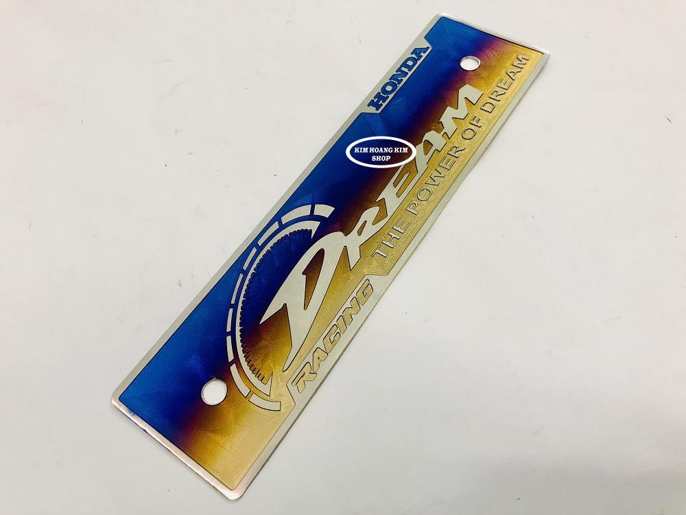 Bảng tên TITANIUM điện phân dành cho Dream(100% TITAN)