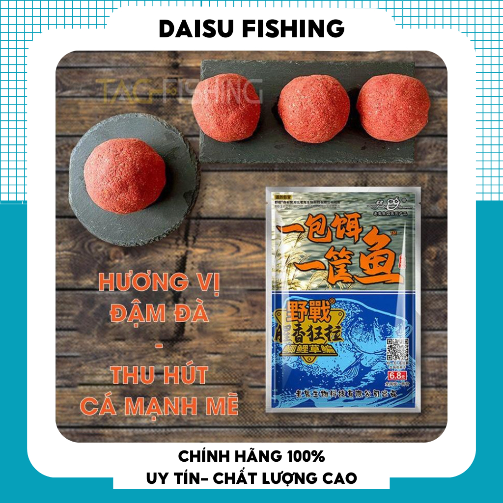 Mồi câu lão quỷ - mồi tổng hợp diếc chép